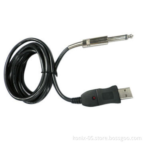 USB Guitar Link Cable with 16 Bits, 44.1kHz Digital Audio